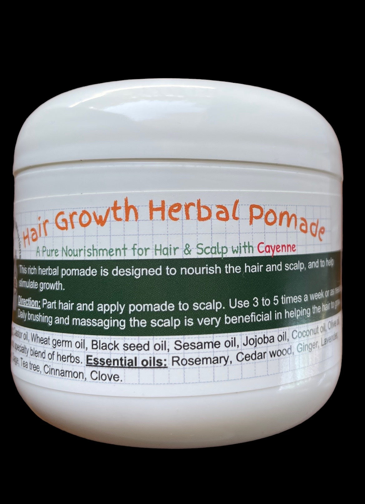 Hair Growth Herbal Pomade WITH Cayenne